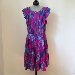 Sleepless Floral Banana Republic Dress